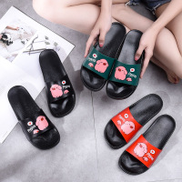 成人儿童一字拖凉拖鞋女夏外穿防滑鞋室内浴室卡通亲子拖鞋