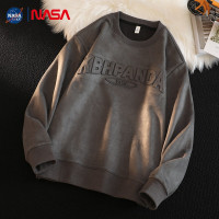 NASA联名男士卫衣春秋季新款打底衫上衣服休闲长袖男装潮流宽松套头衫NASALIKE