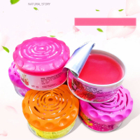 富屯 车载香膏【10盒装】 汽车内用香水空气清新剂固体香膏座式摆件用品香薰 经典款水蜜桃香味【10盒装】