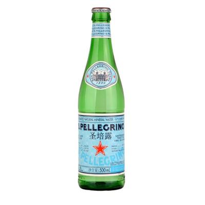 圣培露（S.PELLEGRINO） 500ml*24玻璃瓶 气泡水 充气天然矿泉水