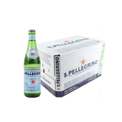 圣培露（S.PELLEGRINO） 500ml*24玻璃瓶 充气天然矿泉水 气泡水