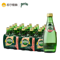 巴黎水(Perrier) 西柚味 330ml*24玻璃瓶 气泡水 含气饮料