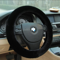 冬季新款汽车方向盘套 短毛绒汽车方向盘套 冬季冬用新款汽车用品饰品