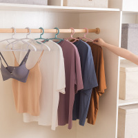 (3-30个装) 北欧风360度旋转 无痕宽肩晾晒衣架 塑料防滑西服衣架 成人家用衣撑