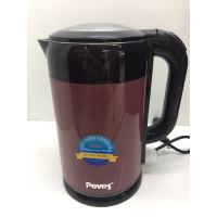 Peves/奔腾烧水壶-Peves304不锈钢双层防烫电烧水壶BT-815A