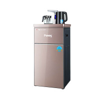 Peves/奔腾饮水机-BT8603 咖啡色双层立式家用全自动制冷包胶壶新款多功能茶吧机