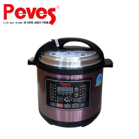 Peves 奔腾生活电压力锅 BT-625 6L 豪华大屏电脑控制凹型厚发热 玫红