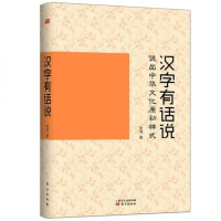 汉字有话说说出中华文化原初样式老湾 文字初义中国文字文化书籍df