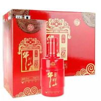 牛栏山二锅头 百年牛栏山红6年六年婚庆喜宴 浓香型35度白酒500ml* 6瓶整箱装