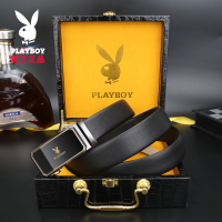 花花公子皮带男纯牛皮真皮自动扣青年中年潮流2021新款男式裤腰带