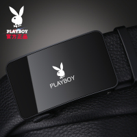 花花公子皮带男真皮自动扣青年时尚休闲腰带头层牛皮韩版潮软裤带