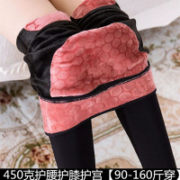 冬季加绒加厚打底裤女士无缝一体裤显瘦保暖裤高腰特厚棉裤女踩脚