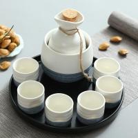 日式酒具套装半斤酒温酒器烫酒壶1两白酒杯陶瓷分酒器 清酒酒具