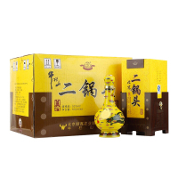 牛栏山 白酒 经典二锅头 黄龙 52度 清香型 500ml*6瓶 整箱装