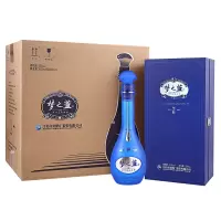 [2018年日期假一赔十]洋河(YangHe) 蓝色经典 梦之蓝M6 52度500ml*4 整箱装 浓香型白酒 口感绵柔