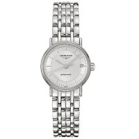 浪琴(LONGINES)瑰丽系列女士手表 钢表带蓝盘 背透 自动机械 新款 时尚 优雅高档女表L4.321.4.92.6
