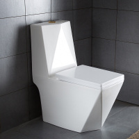 节水抽水马桶虹吸式静音座便器卫生间防臭坐便器坐厕家用陶瓷洁具坑距305mm波迷娜BOMINA