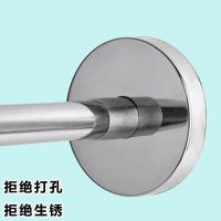 浴帘形浴帘杆卫生间磨砂玻璃厨房定制窗帘挂帘淋浴房淋浴套装沐浴家用涤纶浴室遮光浴室免打孔B款浴帘波迷娜BOMINA