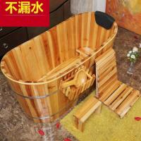 家用沐浴浴缸双人加热充气浴盆保暖实木塑料豪华按摩独立式洗澡盆三角浴桶波迷娜BOMINA