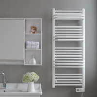 浴巾架吸盘洗手间折叠收纳壁挂无痕不锈钢欧式电热浴室旋转厕所挂架挂件卫浴活动烘干电背篓款高1200宽500