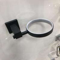 黑色全铜吹风机架浴室置物架卫生间厕所风筒架子五金挂件波迷娜BOMINA