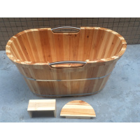 加厚双边实木浴桶泡澡桶木桶浴盆木制浴缸洗澡桶波迷娜BOMINA