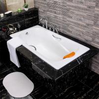 铸铁浴缸嵌入式1.5米搪瓷浴缸1.41.6/1.7m卫生间陶瓷浴缸家用波迷娜BOMINA
