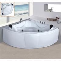 情侣双人按摩浴缸1.3/1.5米亚克力冲浪恒温加热三角形扇形浴盆波迷娜BOMINA