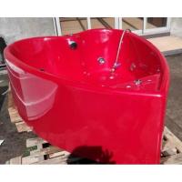 酒店情趣彩色浴缸独立式亚克力双人情侣心形冲浪按摩1.5米冲浪按摩+七彩灯泡泡+恒温≈1.5M波迷娜BOMINA