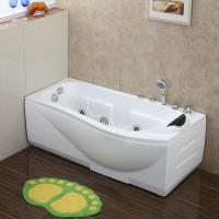 按摩浴缸亚克力酒店小户型工程家用双裙边左右裙冲浪波迷娜BOMINA