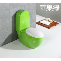 彩色虹吸式陶瓷创意个性鸡蛋型卫生间座便器马桶坐便器250/350坑波迷娜BOMINA