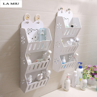卫生间浴室置物架壁挂厕所洗手间墙面台面转角洗漱化妆品收纳架波迷娜BOMINA