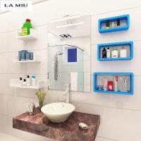 新款卫生间置物架免打孔洗手间洗漱台壁挂洗澡间沐浴液收纳架厕所浴室波迷娜BOMINA