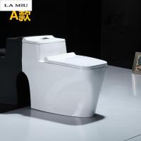 卫浴新款马桶家用节水静音抽水大口径超璇虹吸防臭坐便器A款微晶纳米雪花釉节水型波迷娜BOMINA