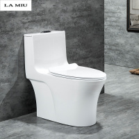 家用马桶超漩虹吸式坐便器防臭节水座便器抽水陶瓷静音坐厕全套马桶配件+缓冲盖板波迷娜BOMINA