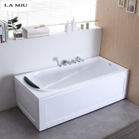 亚克力浴缸小浴缸冲浪恒温家用迷你浴盆1.0-1.8米宽70浴缸波迷娜BOMINA
