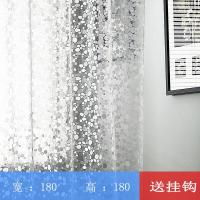 卫生间浴室防水浴帘套装免打孔加厚浴室淋浴帘子挂帘隔断帘布波迷娜BOMINA