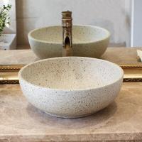 洗手盆陶瓷艺术盆欧式洗脸盆复古台上盆圆形洗漱盆景德镇台盆波迷娜BOMINA