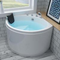 加深浴缸三角扇形小户型迷你浴盆家用0.8米0.9米1波迷娜BOMINA