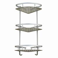 打孔免打孔浴室三角形墙上三脚架墙角用品卫生间洗手间厕所置物架波迷娜BOMINA