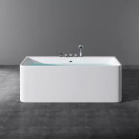 北欧独立式亚克力浴缸无缝拼接家用情侣浴盆带龙头五件套波迷娜BOMINA