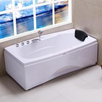 浴缸1.4m亚克力浴缸独立式浴缸亚克力浴池K8060174*86/双靠枕/冲浪&asymp;1.6M波迷娜BOMINA