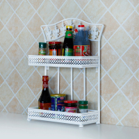 厨房神器台面置物架味料料理架子收纳盒桌面多层省空间新款波迷娜BOMINA