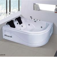 新款双人SPA浴缸独立式按摩浴缸亚克力浴缸酒店浴缸批 1850*1300*750(水件缸)波迷娜BOMINA