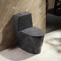 创意复古个性马桶艺术坐便器超漩式黑色座便器卫生间家用抽水马桶波迷娜BOMINA