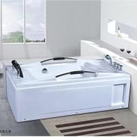 厂家批按摩浴缸1.7米大型浴缸独立式浴缸个性扶手豪华海景浴缸波迷娜BOMINA