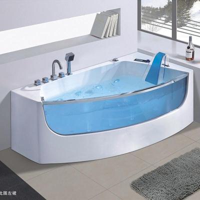 厂家批1.7米大型浴缸独立式按摩浴缸亚克力浴缸双人SAP玻璃浴池 1700*900*600波迷娜BOMINA