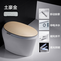 一体式智能马桶即热全自动家用冲洗烘干无水箱日本进口坐便器土豪金脚感冲水【送货安装】