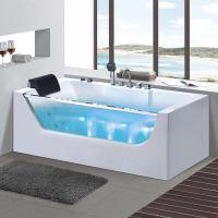 现货批1.7米四面裙亚克力独立式方形浴缸双人SAP按摩浴缸 1700*800*580