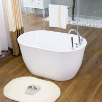 浴缸浴缸迷你日式加深小户型独立式浴盆保温嵌入式熏蒸带盖独立五件套波迷娜BOMINA